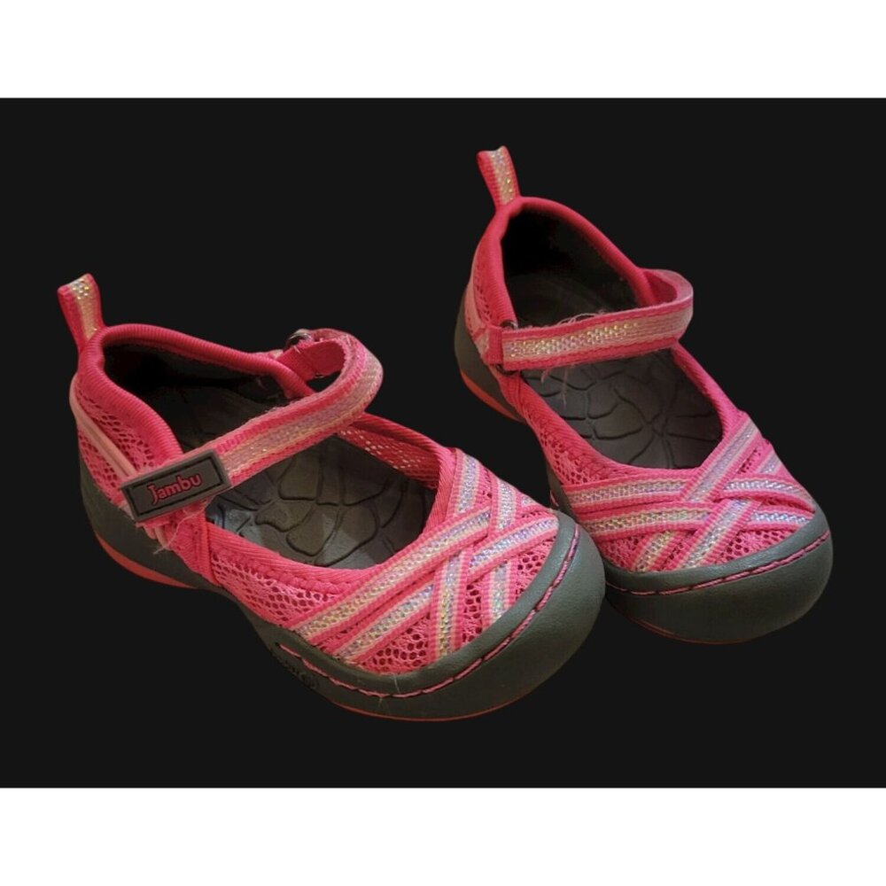 Jambu Sz 5 Infant / Baby Toddler Pink Summer Mary Jane Sneakers